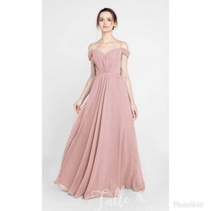Dusty Rose Off the Shoulder Gown 💕